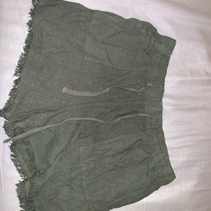 Olive Green Boutique shorts